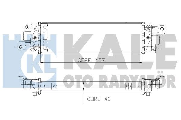 Palio 1.3 Turbo Radyatörü Kale