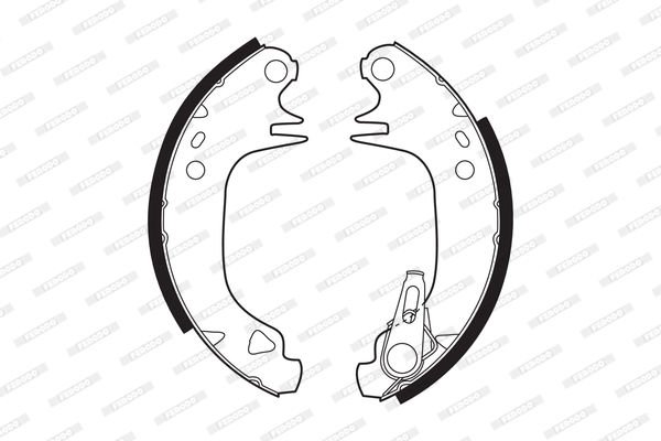 Citroen Ax 1986-1998 Arası 14 D, 11, 14, 10 E, 10 Ferodo Marka Pabuçlu Balata