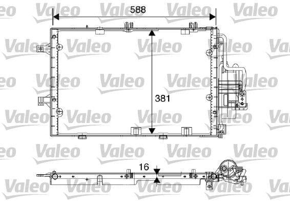 Opel Corsa 2000-2012 Arası 1.2 16V, 1.2, 1.2 Twinport Valeo Marka Klima Radyatörü