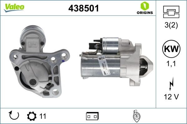 Renault Scenic 1999-2010 Arası 2.0 16V Valeo Marka Marş Motoru