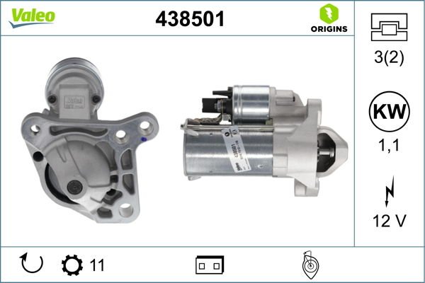 Renault Scenic 1999-2010 Arası 2.0 16V Valeo Marka Marş Motoru