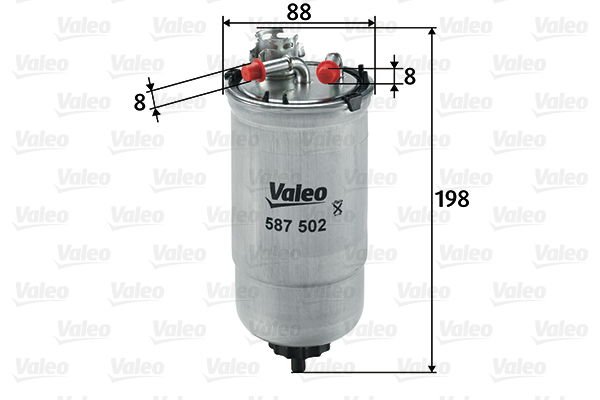 Volkswagen Polo 2001-2014 Arası 1.9 SDI Valeo Marka Yakıt Filtresi