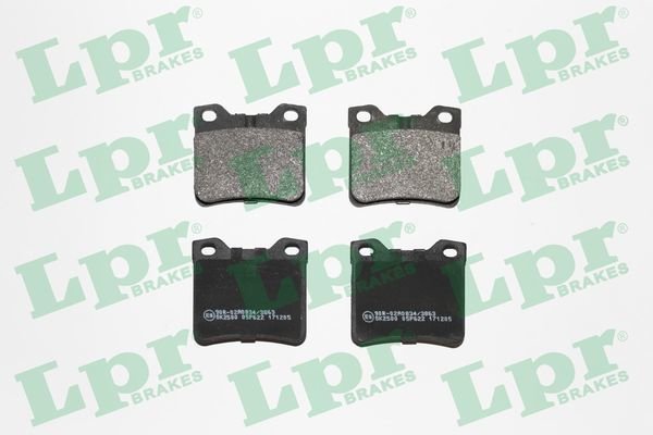 Peugeot 406 1995-2005 Arası 1.6, 2.1 TD 12V, 1.8 16V, 1.9 TD, 1.9 D LPR Marka Arka Balata