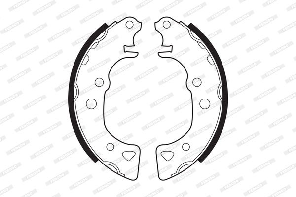 Citroen Ax 1986-1998 Arası 14 D, 11, 1.3 Sport, 14, 10 E, 10 Ferodo Marka Pabuçlu Balata