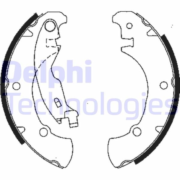 Fiat Brava 1995-2003 Arası 1.9 TD 75 S Delphi Marka Pabuçlu Balata