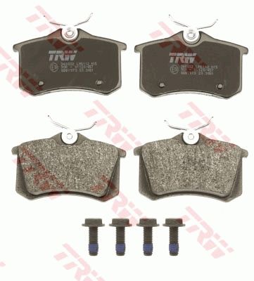 Peugeot 207 2006-2015 Arası 1.6 16V Turbo, 1.6 16V TRW Marka Arka Balata