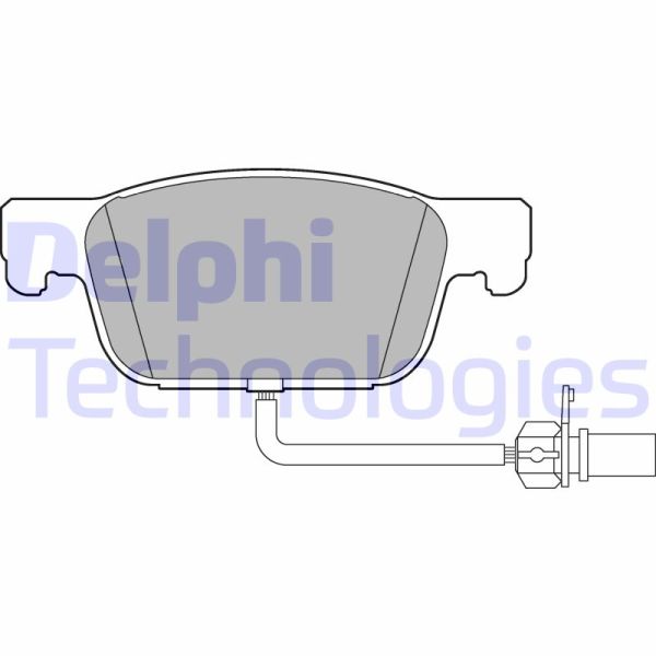 Audi A4 2015-2019 Arası 2.0 TDI, 3.0 TDI quattro, 3.0 TDI, 2.0 TFSI quattro, 2.0 TFSI, 2.0 TDI quattro, 1.4 TFSI Delphi Marka Ön Balata