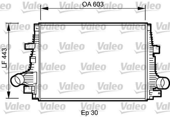 Alfa Romeo Brera 2006-2011 Arası 2.4 JTDM 20V Valeo Marka Turbo Radyatörü