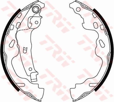 Opel Agila 2008-2014 Arası 1.2 TRW Marka Pabuçlu Balata