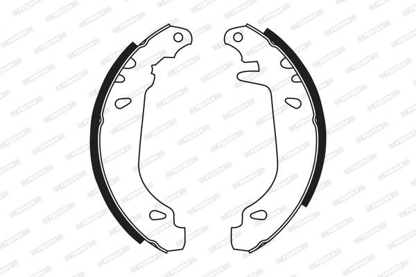Citroen Zx 1991-1999 Arası 1.9 D, 1.9 i, 1.8 i, 1.6 i, 1.4 i, 1.9 TD, 2.0 i Ferodo Marka Pabuçlu Balata