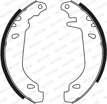 Citroen Zx 1991-1999 Arası 1.9 D, 1.9 i, 1.8 i, 1.6 i, 1.4 i, 1.9 TD, 2.0 i Ferodo Marka Pabuçlu Balata