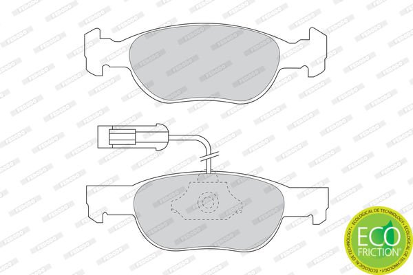 Fiat Brava 1995-2003 Arası 1.4, 1.6 16V Ferodo Marka Ön Fişli Balata