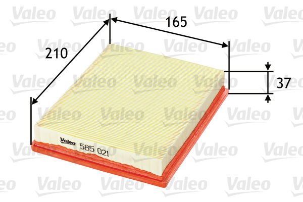 Opel Corsa 1993-2002 Arası 1.4 i, 1.2 i, 1.4 Si, 1.4 i 16V Valeo Marka Hava Filtresi