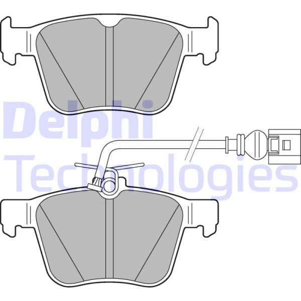 Audi A3 2012-2017 Arası RS3 quattro Delphi Marka Arka Balata