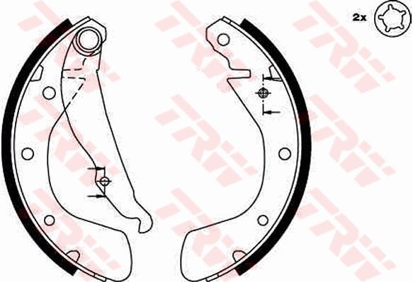 Opel Corsa 1982-1993 Arası 1.5 TD TRW Marka Pabuçlu Balata