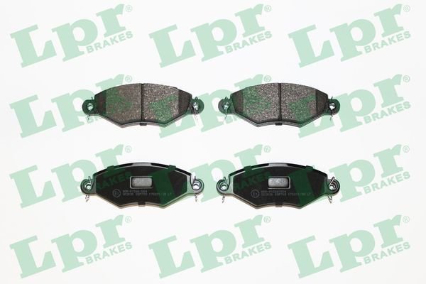 Peugeot 206 1998-2012 Arası 1.1 i, 1.4 i LPR Marka Ön Balata