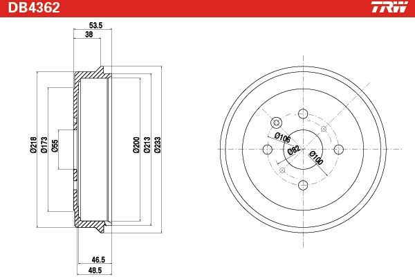 Citroen C1 2005-2014 Arası 1.0 TRW Marka Kampana