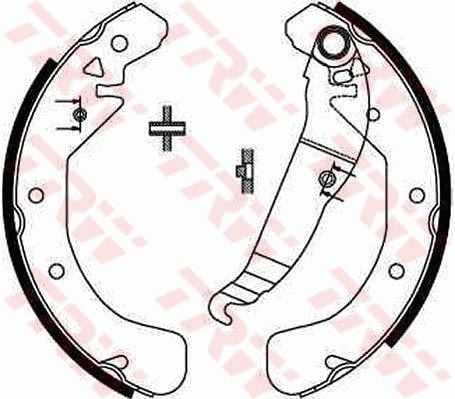 Opel Combo 1994-2001 Arası 1.4 TRW Marka Pabuçlu Balata