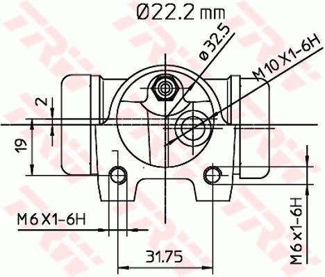Renault 21 1986-1997 Arası 2.1 Turbo-D TRW Marka Sol Fren Silindiri
