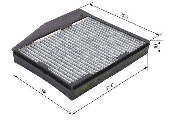 Fiat Idea 2003-2007 Arası 1.3 D Multijet, 1.6 D Multijet, 1.4 LPG Bosch Marka Polen Filtresi
