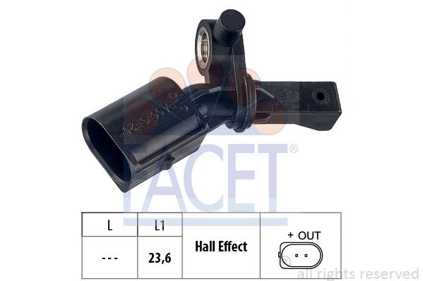 Volkswagen Polo 2009-2013 Arası 1.6 BiFuel Facet Marka Arka Abs Sensörü