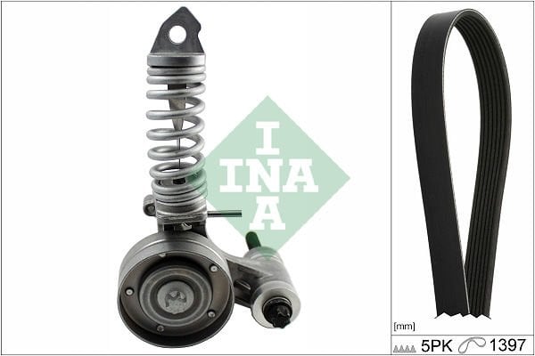 Opel Astra 2009-2015 Arası 1.4, 1.4 Turbo INA Marka Vantilatör Kayış Seti