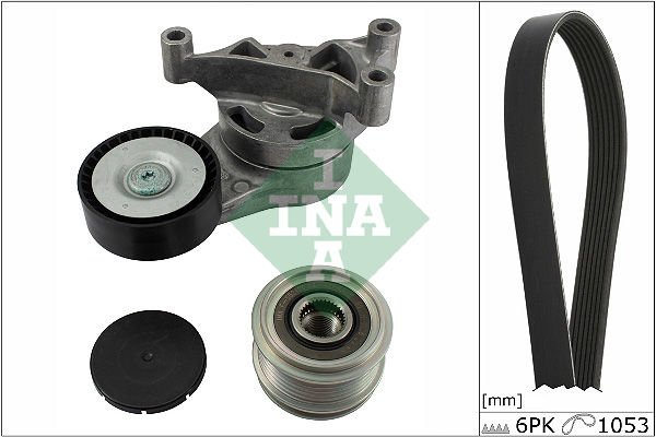 Volkswagen Scirocco 2008-2017 Arası 2.0 R INA Marka Vantilatör Kayış Seti