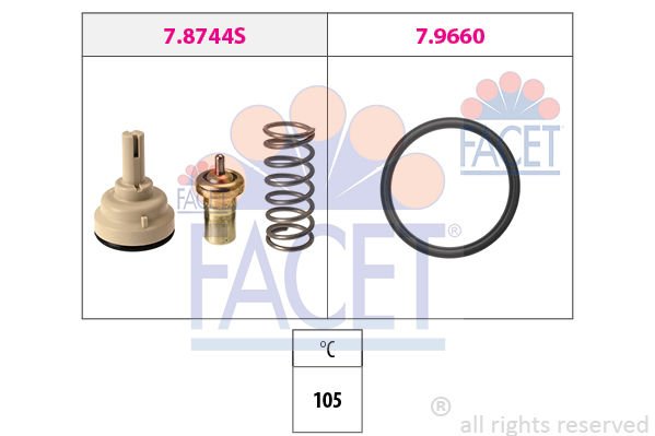 Audi A3 2008-2013 Arası 1.4 TFSI Facet Marka Termostat