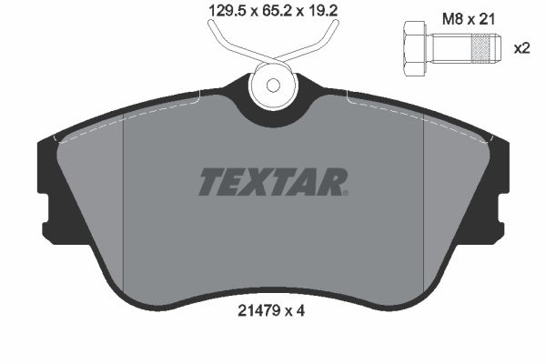Volkswagen Transporter 1990-2004 Arası 1.9 D Textar Marka Ön Balata