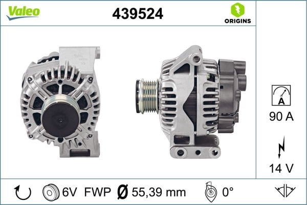 Fiat Idea 2003-2007 Arası 1.3 D Multijet Valeo Marka Alternatör