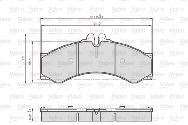 Volkswagen Lt 1996-2006 Arası 2.3, 2.8 TDI, 2.5 TDI Valeo Marka Ön Balata