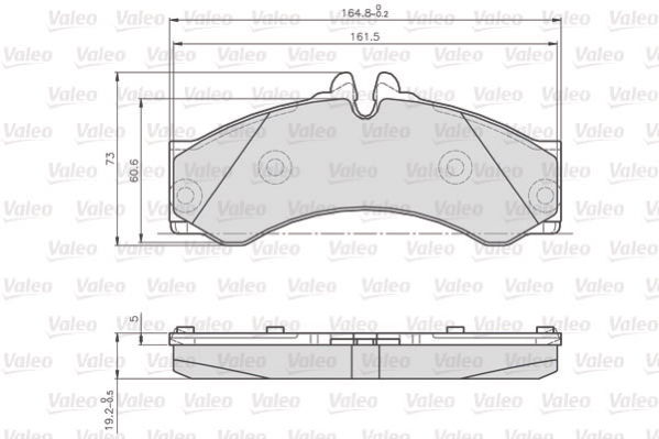 Volkswagen Lt 1996-2006 Arası 2.3, 2.8 TDI, 2.5 TDI Valeo Marka Ön Balata