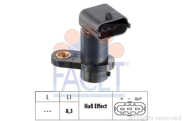 Opel Zafira 2005-2019 Arası 1.6 Facet Marka Eksantrik Devir Sensörü