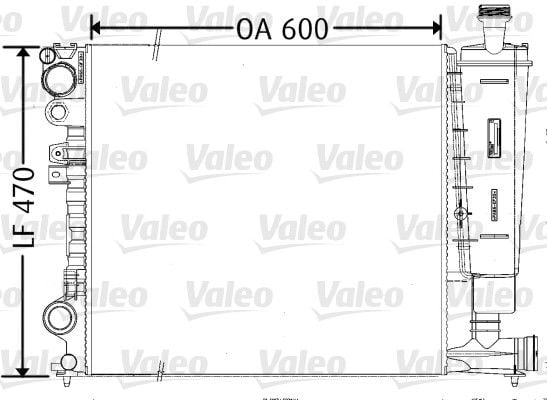 Fiat Ulysse 1994-2002 Arası 2.0 Valeo Marka Su Radyatörü