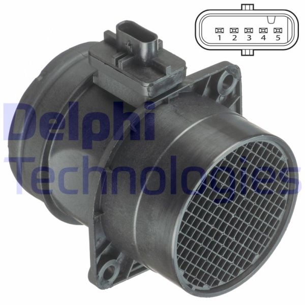 Volkswagen Passat 2005-2015 Arası 1.6 TDI, 2.0 TDI, 2.0 TDI 4motion Delphi Marka Hava Debimetresi
