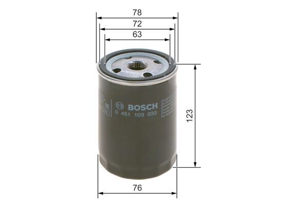 Audi 80 1972-1991 Arası 1.6, 1.5, 1.3 Bosch Marka Yağ Filtresi