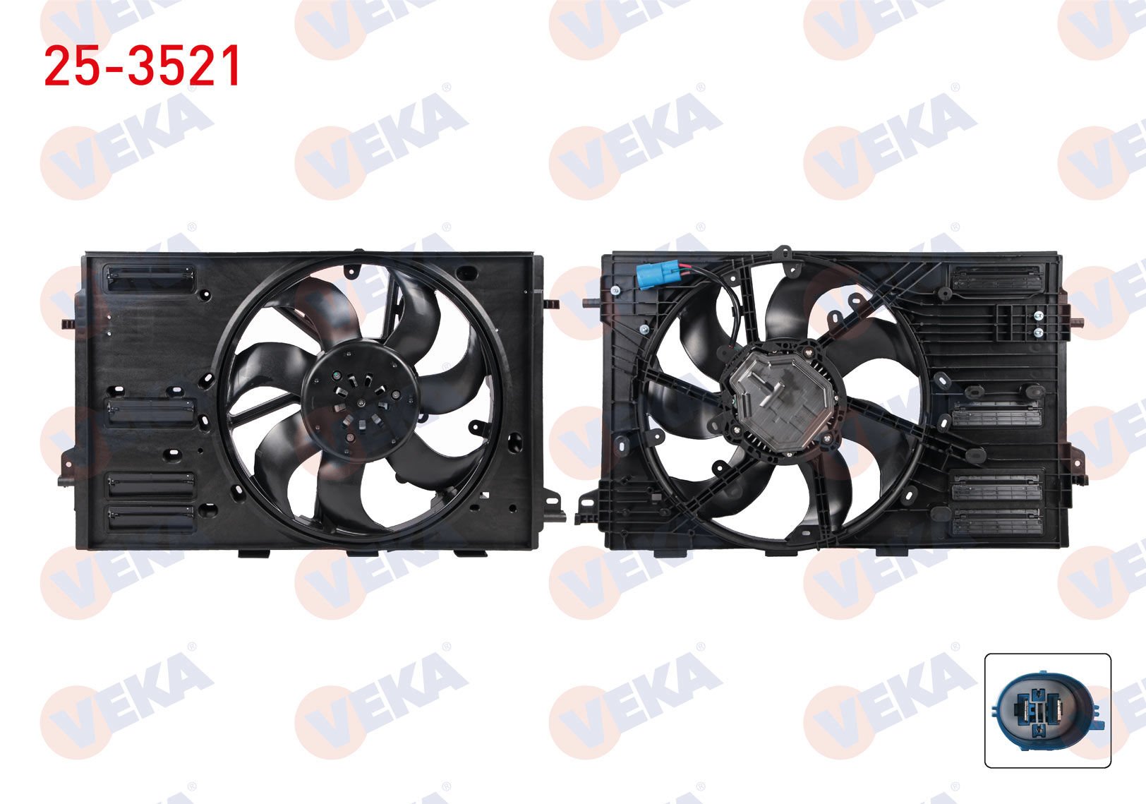 Megane IV 1.5 dci Euro6 Fan Motoru Davlumbazlı Veka 25-3521