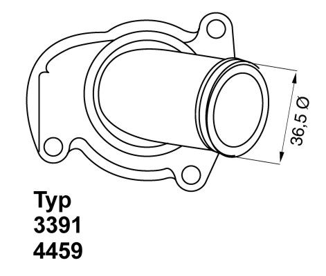 Opel Astra 1998-2014 Arası 1.2 16V, 1.4 LPG, 1.4 BorgWarner (Wahler) Marka Termostat