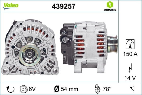 Peugeot 406 1995-2005 Arası 2.0 HDi 110, 2.0 HDI 110 Valeo Marka Alternatör