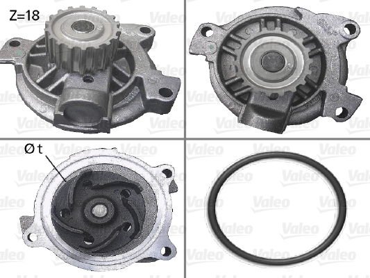 Volkswagen Transporter 1990-2004 Arası 2.4 D, 2.5, 2.5 Syncro Valeo Marka Devirdaim Su Pompası