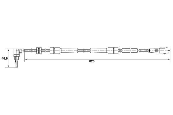 Citroen C8 2002-2006 Arası 3.0 V6 Bosch Marka Abs Sensörü