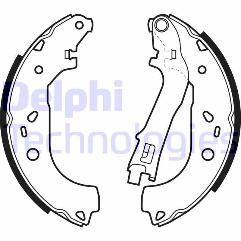 Fiat Pratico 2010-2014 Arası 1.6 D Multijet Delphi Marka Pabuçlu Balata