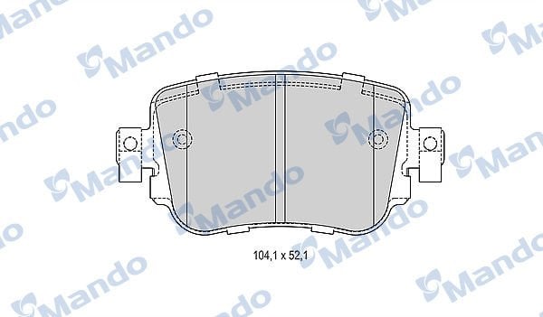Seat Alhambra 2010-2014 Arası 2.0 TDI, 2.0 TDI 4Drive, 1.4 TSI, 2.0 TFSI Mando Marka Ön Balata