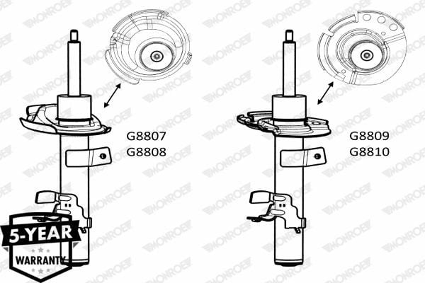Ford Kuga 2012-2016 Arası 1.5 EcoBoost Sol Monroe Marka Amortisör