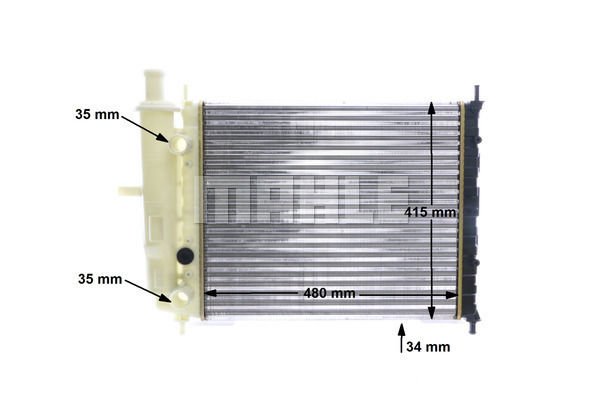 Fiat Brava 1995-2003 Arası 1.6 16V Behr Marka Su Radyatörü