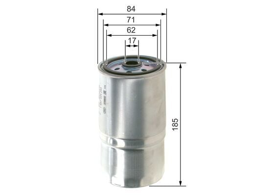 Fiat Brava 1995-2003 Arası 1.9 JTD 105 Bosch Marka Mazot Yakıt Filtresi