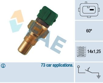 Peugeot 405 1992-1999 Arası 1.9 TD FAE Marka Hararet Müşürü