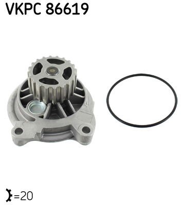 Volkswagen Transporter 1990-2004 Arası 2.4 D Syncro, 2.5 Syncro, 2.5, 2.4 D SKF Marka Devirdaim Su Pompası