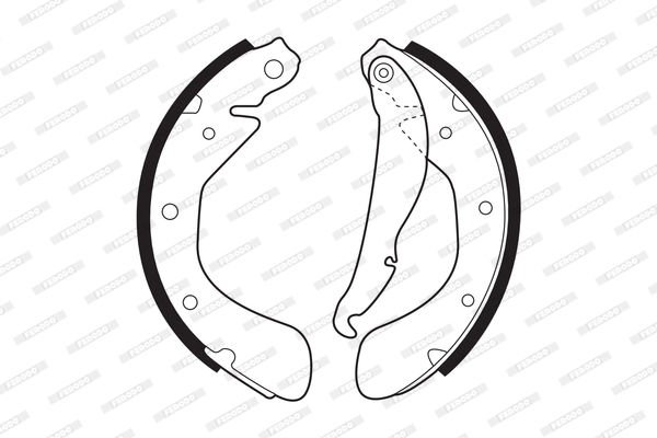 Opel Corsa 1982-1994 Arası 1.2 S Ferodo Marka Pabuçlu Balata