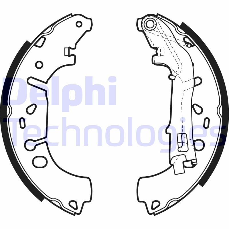 Fiat Punto Evo 2008-2012 Arası 1.4 Natural Power Delphi Marka Pabuçlu Balata